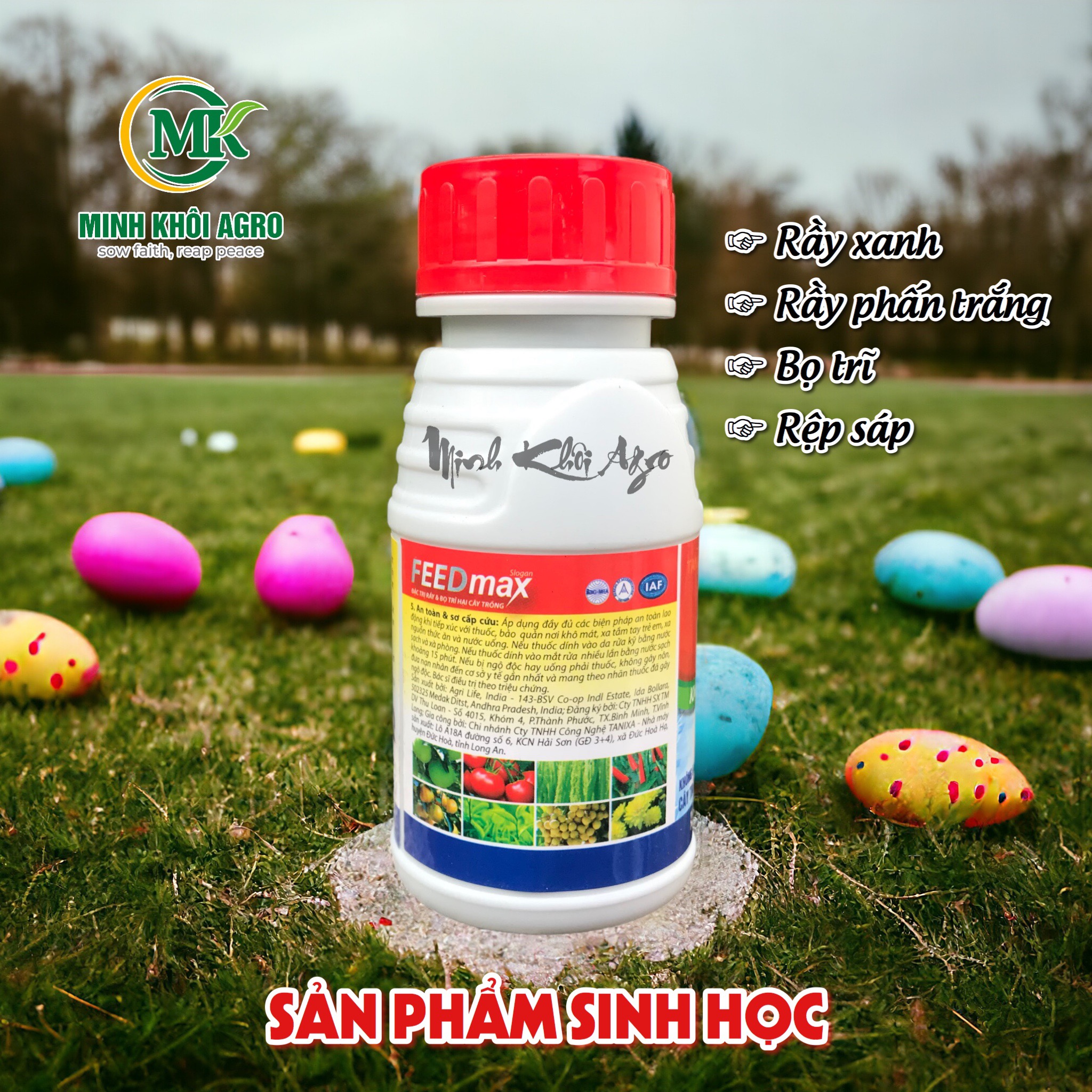 Thuốc trừ sâu sinh học Agiaza FeedMax 0.03EC - Chai 250ml